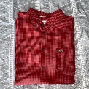 Mens Lacoste Regular Fit button down